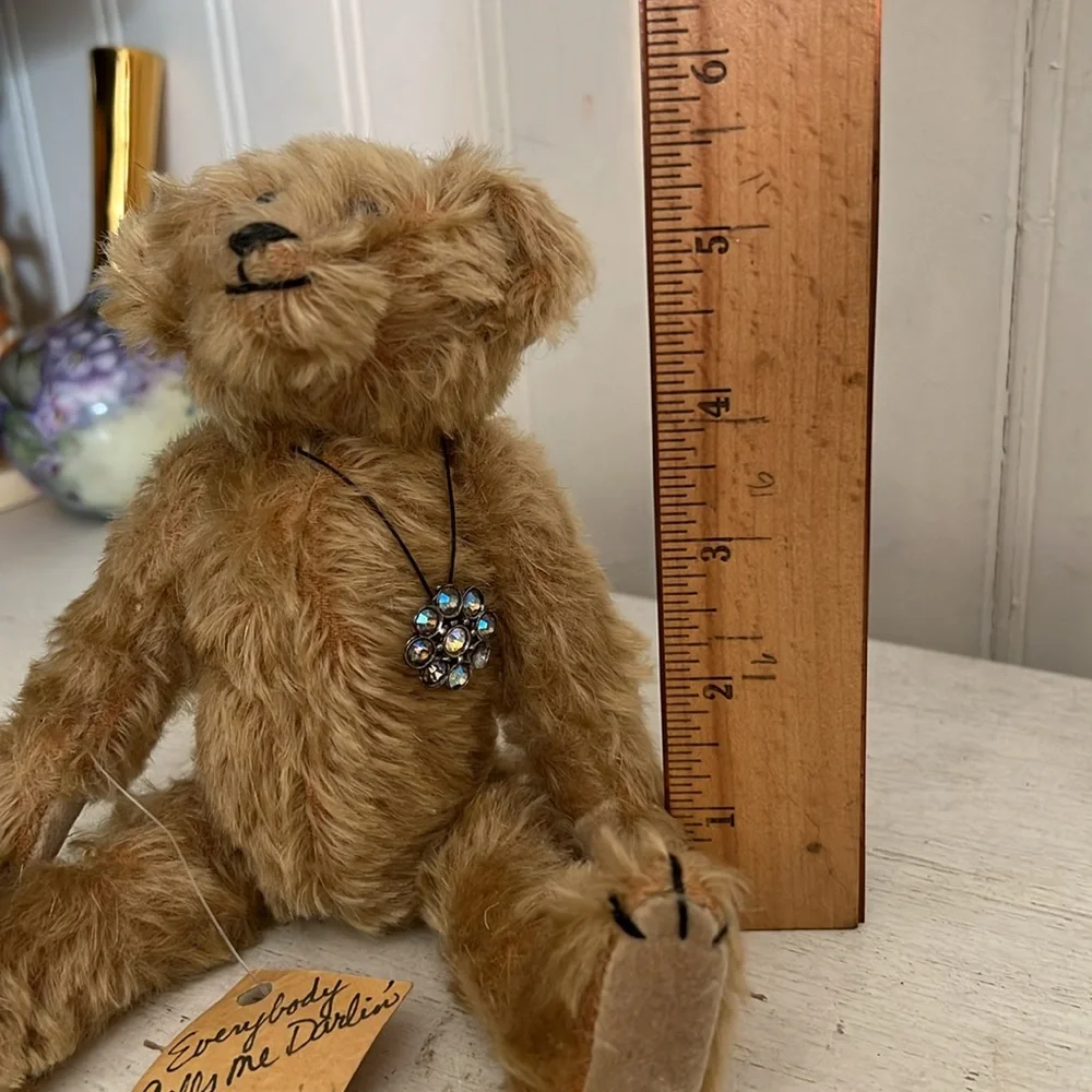 1985 Signed Stearnsy mohair teddy bear